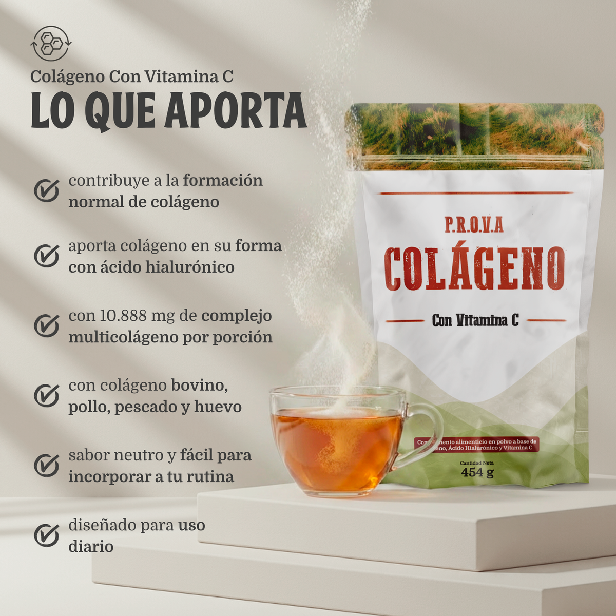 COLAGENO - Tipo I, II, III, V, y X