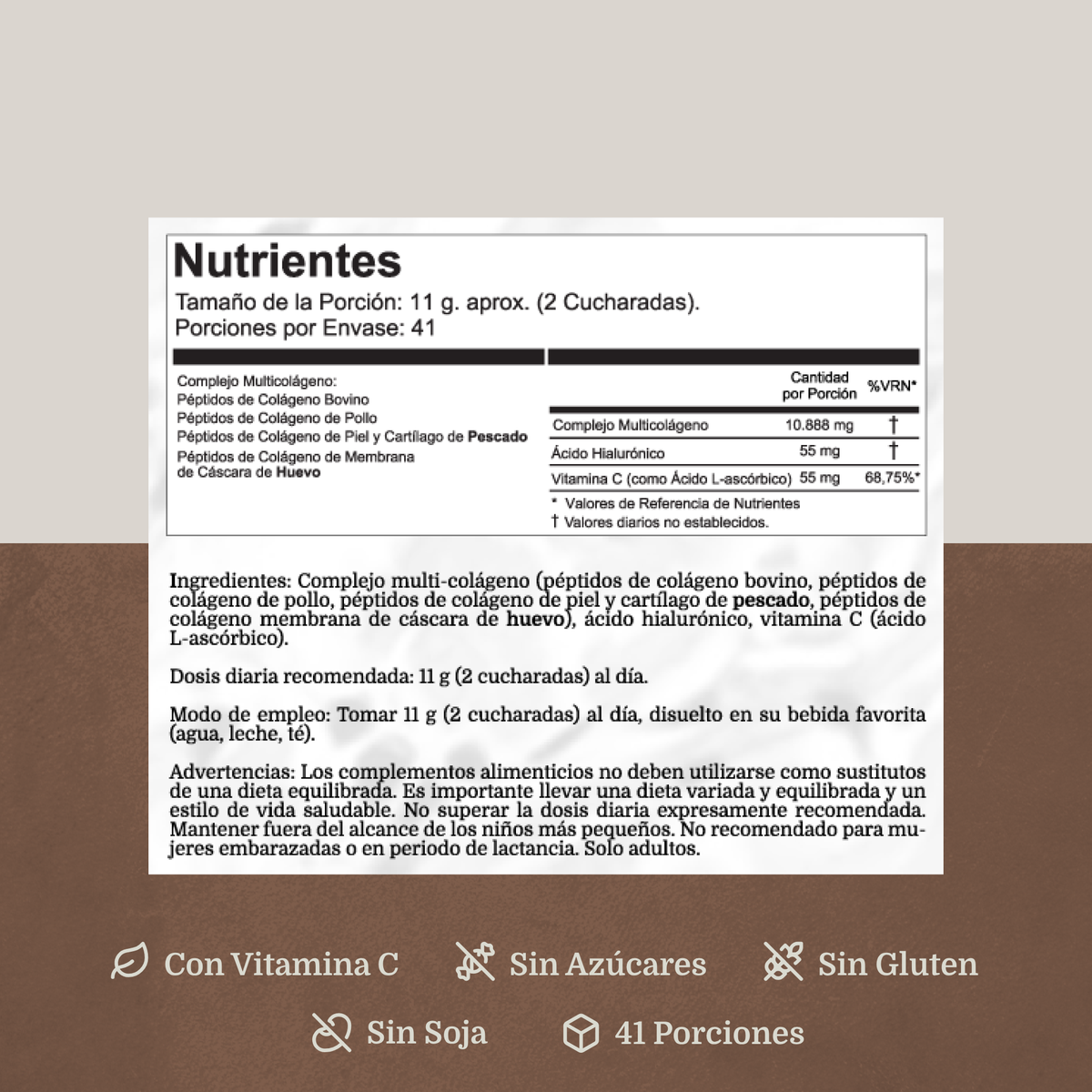 COLAGENO - Tipo I, II, III, V, y X