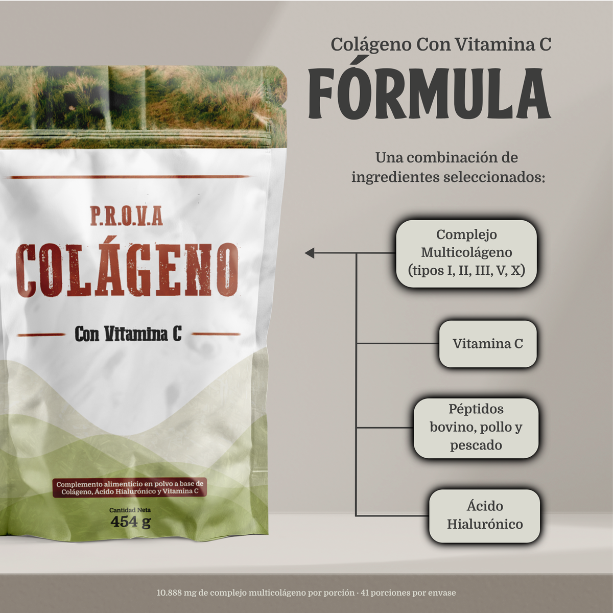 COLAGENO - Tipo I, II, III, V, y X