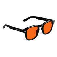 Lentes PROVA en Negro con cristales naranja
