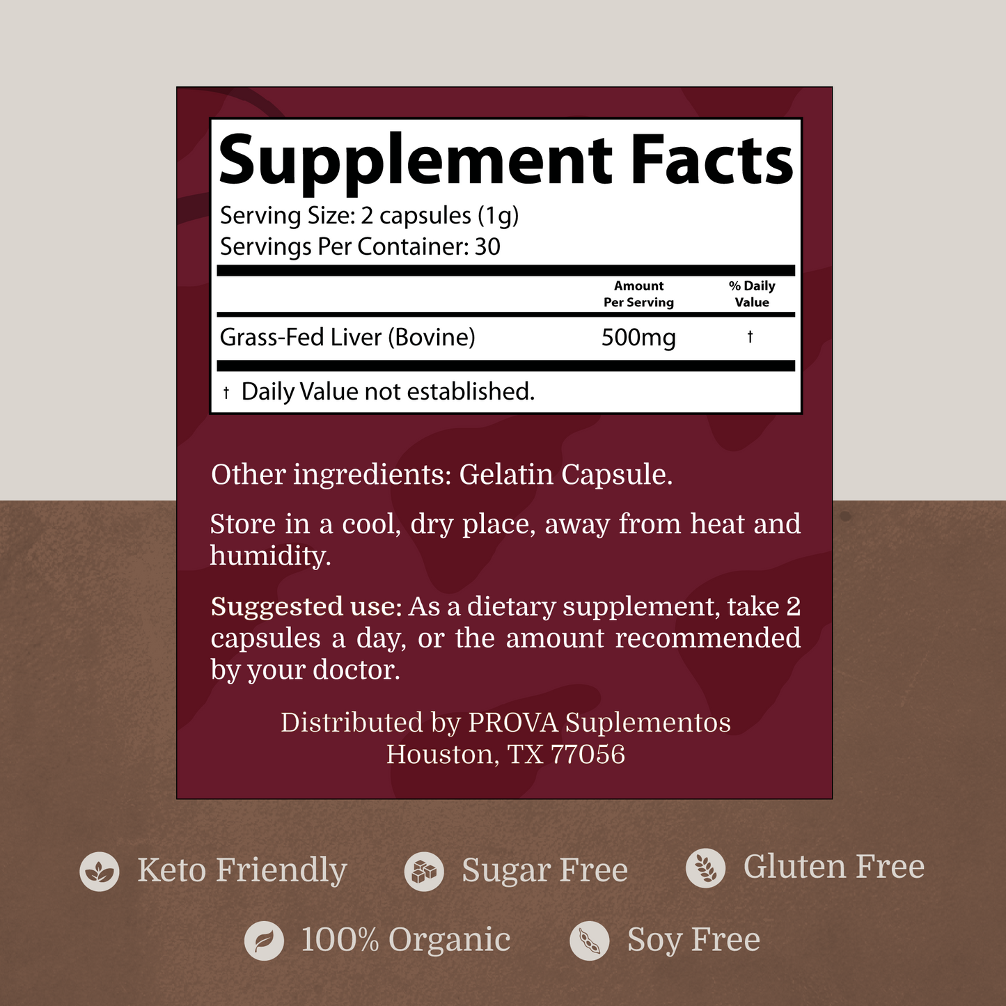 HIGADO - Bovino Deshidratado