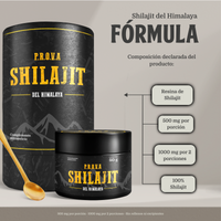 Resina de shilajit del Himalaya PROVA Fórmula