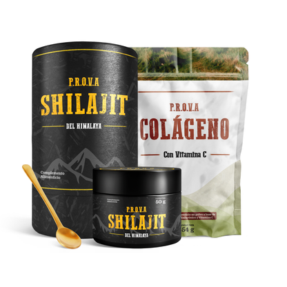 PACK ANCESTRAL · Shilajit + Colágeno